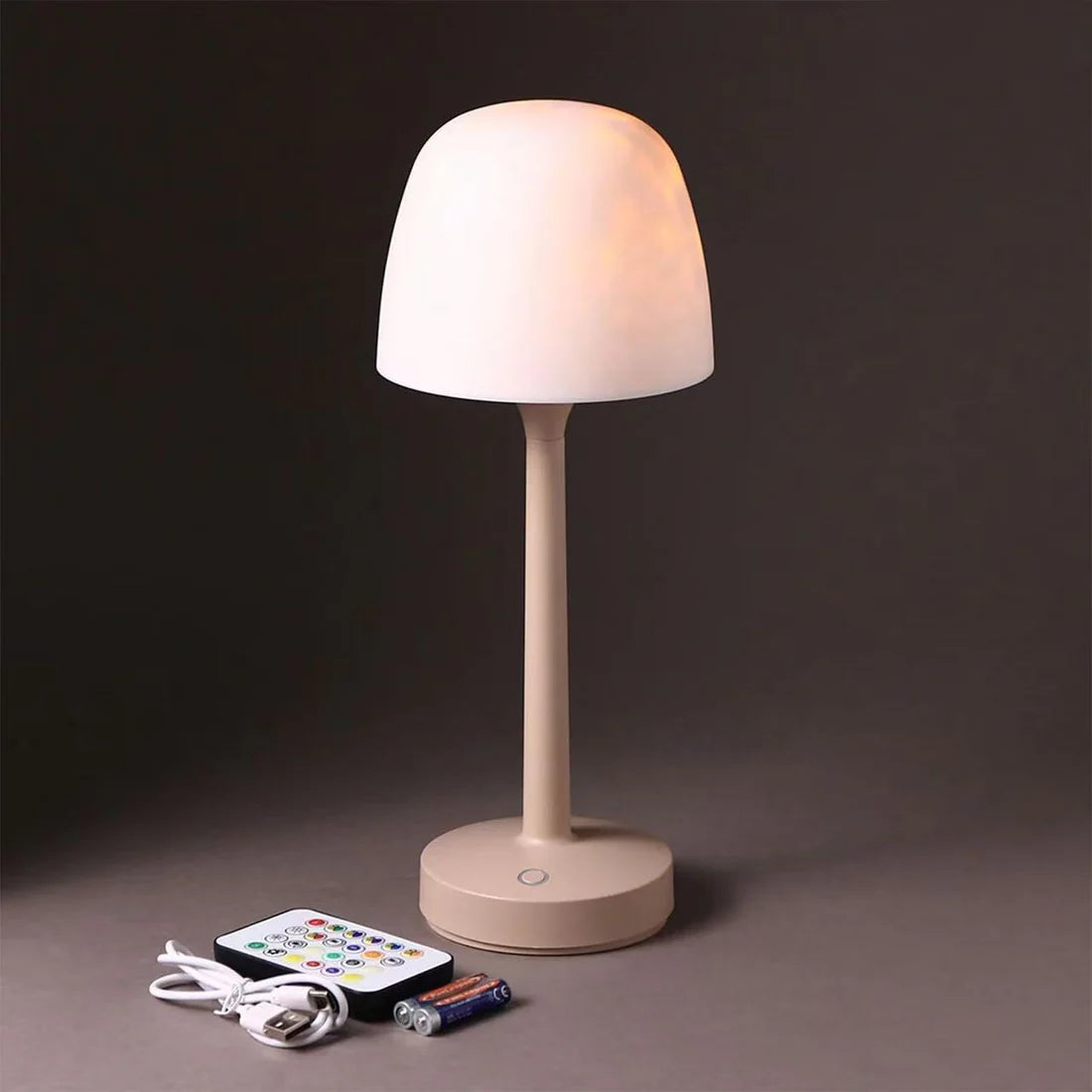 Bigsmall LED Table Lamp with Remote Control | Touch Sensor Bedside Night Lamp with Warm Light | Modern Desk Lamp forBedroom, Living Room & Home Décor
