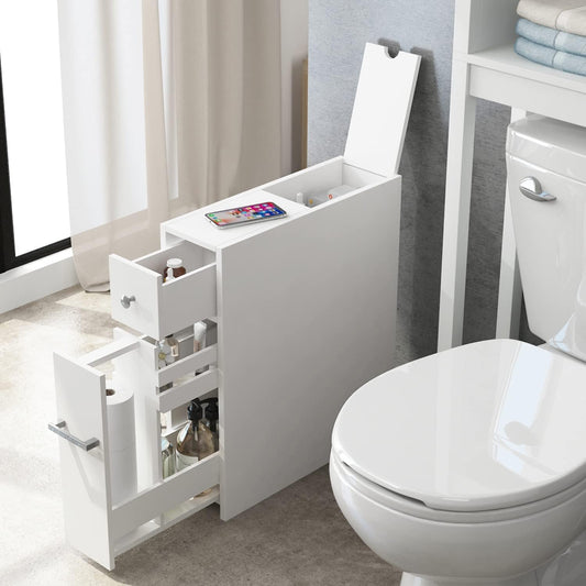 🚽 Slim Bathroom Storage Cabinet
