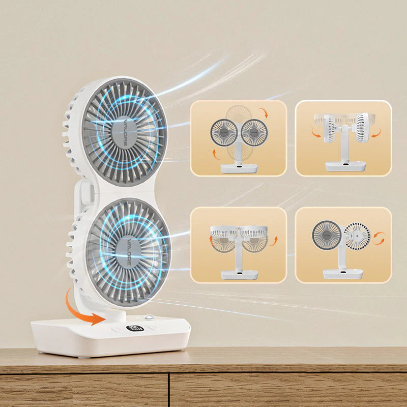 Valore Dual Head Desktop Fan