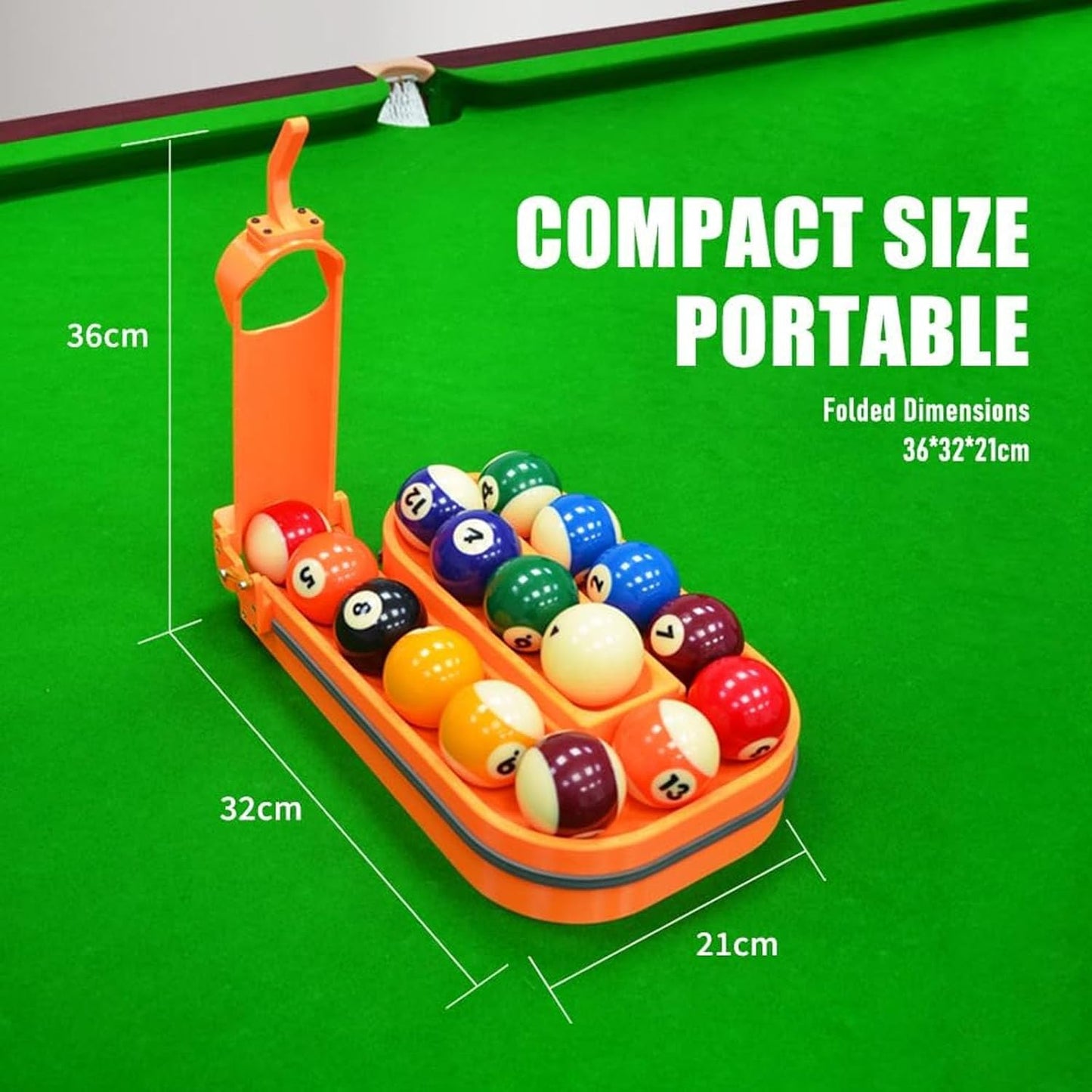 🎯 Precision 3D‑Printed Pool Ball Rack – Perfect Triangle in Seconds, Practice Like a Pro