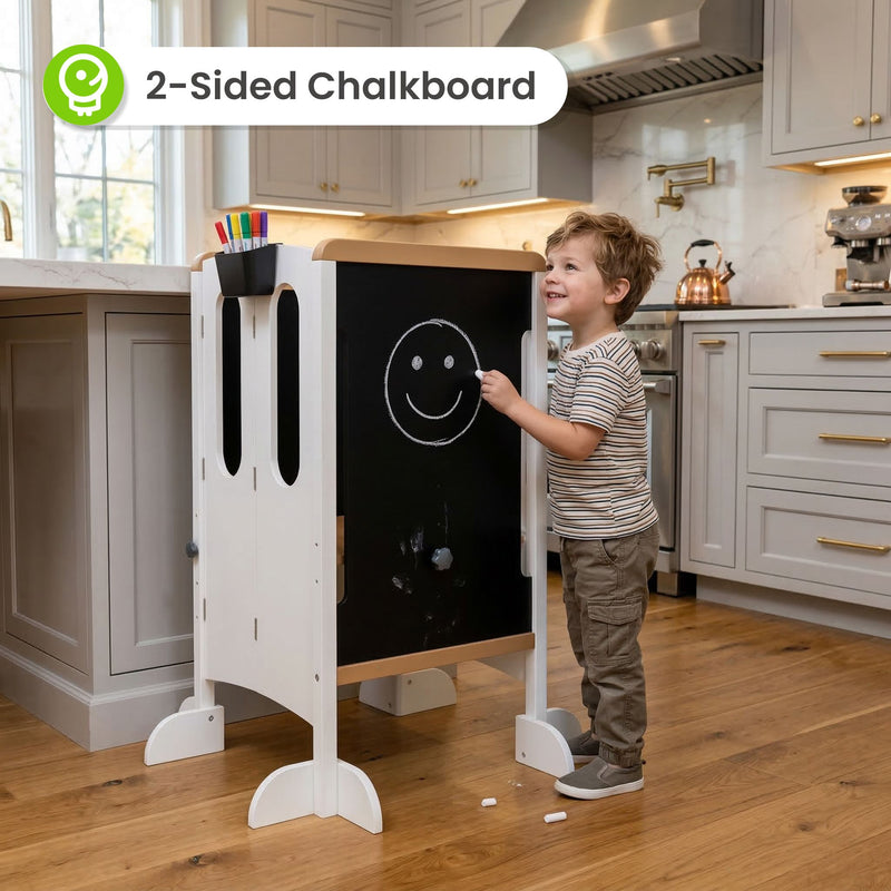 👶Fold & Grow Learning Tower for Toddlers (18 Months – 6 Years)