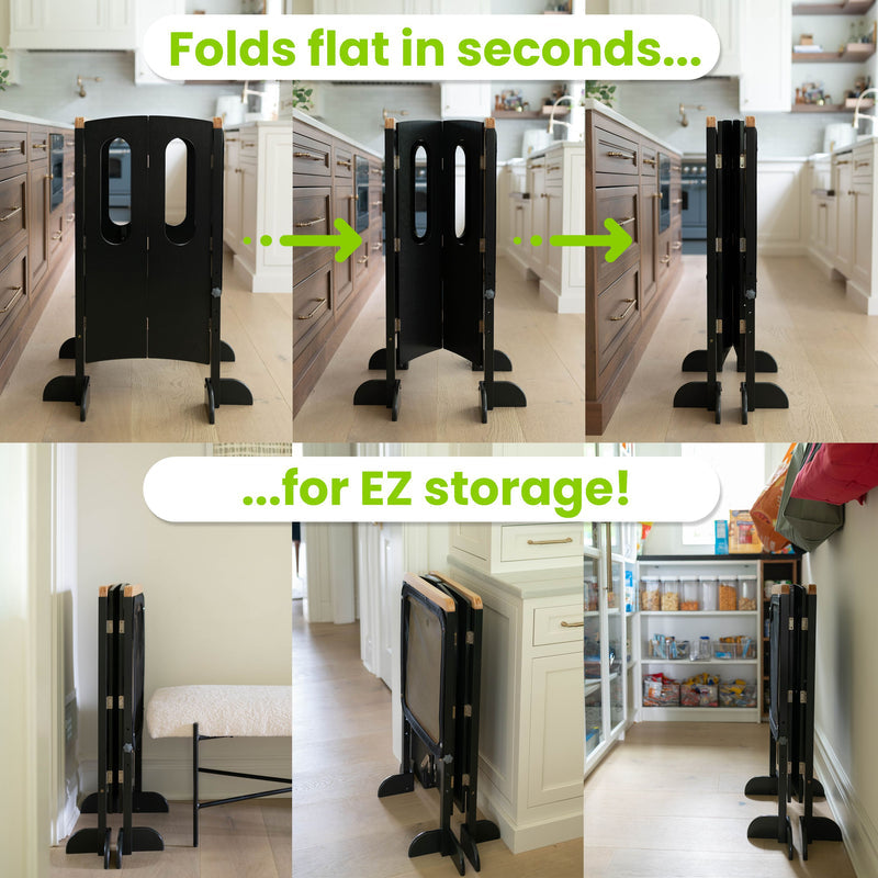 👶Fold & Grow Learning Tower for Toddlers (18 Months – 6 Years)